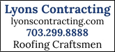 Lyons Contracting Sponsorship Banner