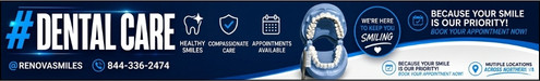 RenovaSmiles Wide Sponsorship Banner