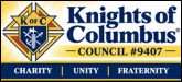 Knights of Columbus Council #9407 Sponsorship Banner
